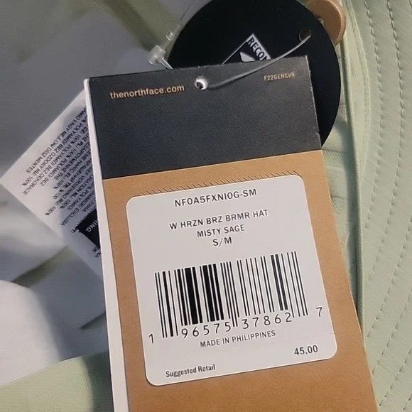 THE NORTH FACE Horizon Breeze Brimmer Hat Misty Sage Sz Sm/Med NEW - Picture 7 of 7
